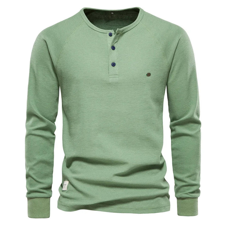 Seevax | T-shirt Moderne Henley pour Hommes