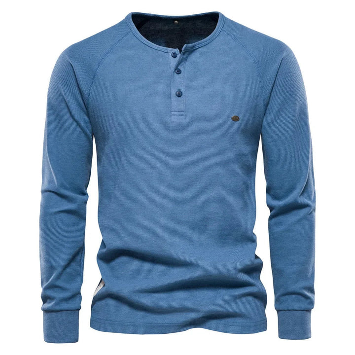 Seevax | T-shirt Moderne Henley pour Hommes