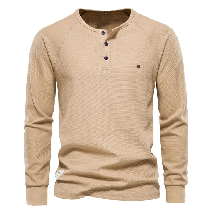 Seevax | T-shirt Moderne Henley pour Hommes