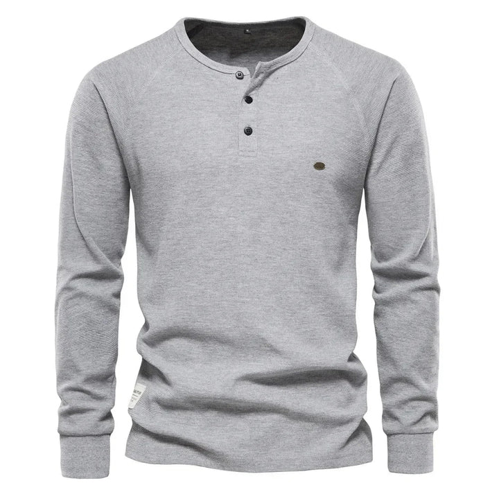 Seevax | T-shirt Moderne Henley pour Hommes