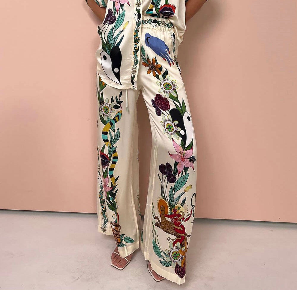 Seorara | Ensemble Décontracté Chemise Pantalon Femme