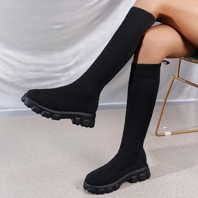 Reuna | Bottines stretch modernes pour femme
