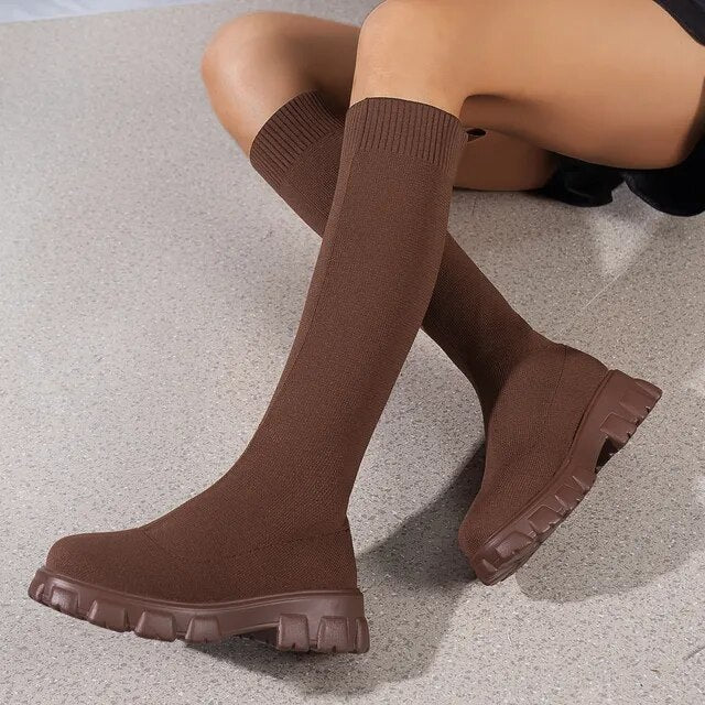Reuna | Bottines stretch modernes pour femme