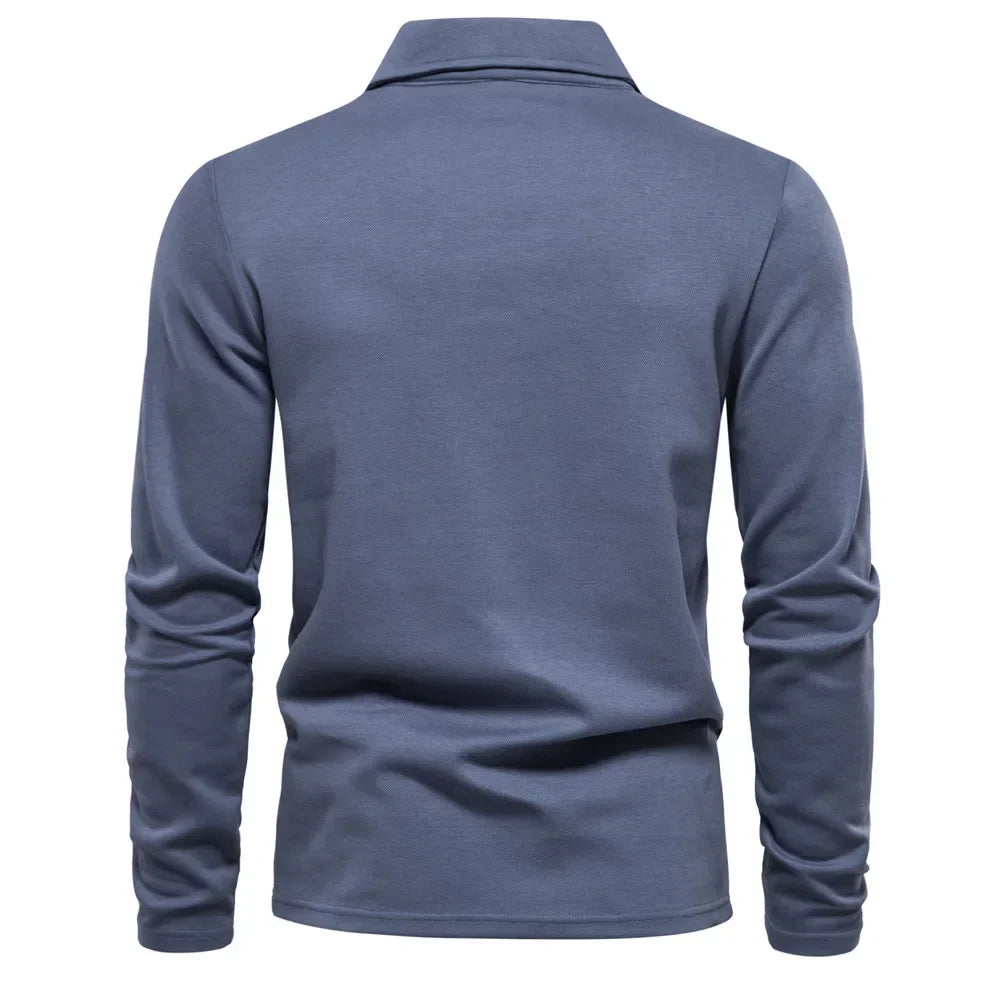 Moaynes | Polo distingué à manches longues pour hommes