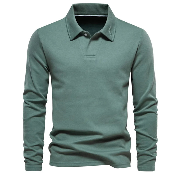Moaynes | Polo distingué à manches longues pour hommes