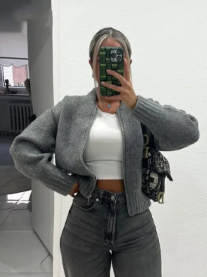 Veaynema | Gilet en tricot chic pour femmes