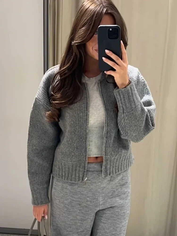 Veaynema | Gilet en tricot chic pour femmes
