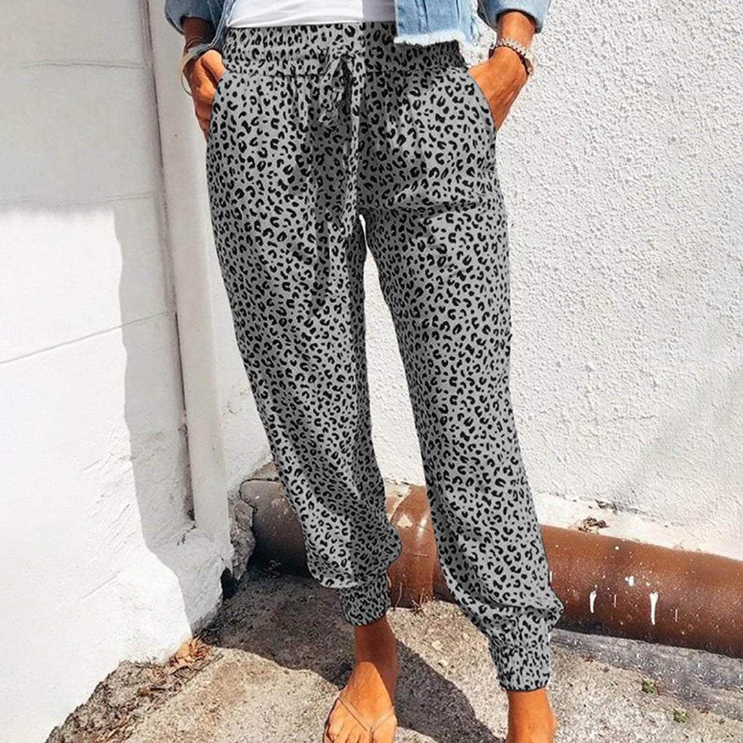 Moirana | Pantalon avec motif léopard