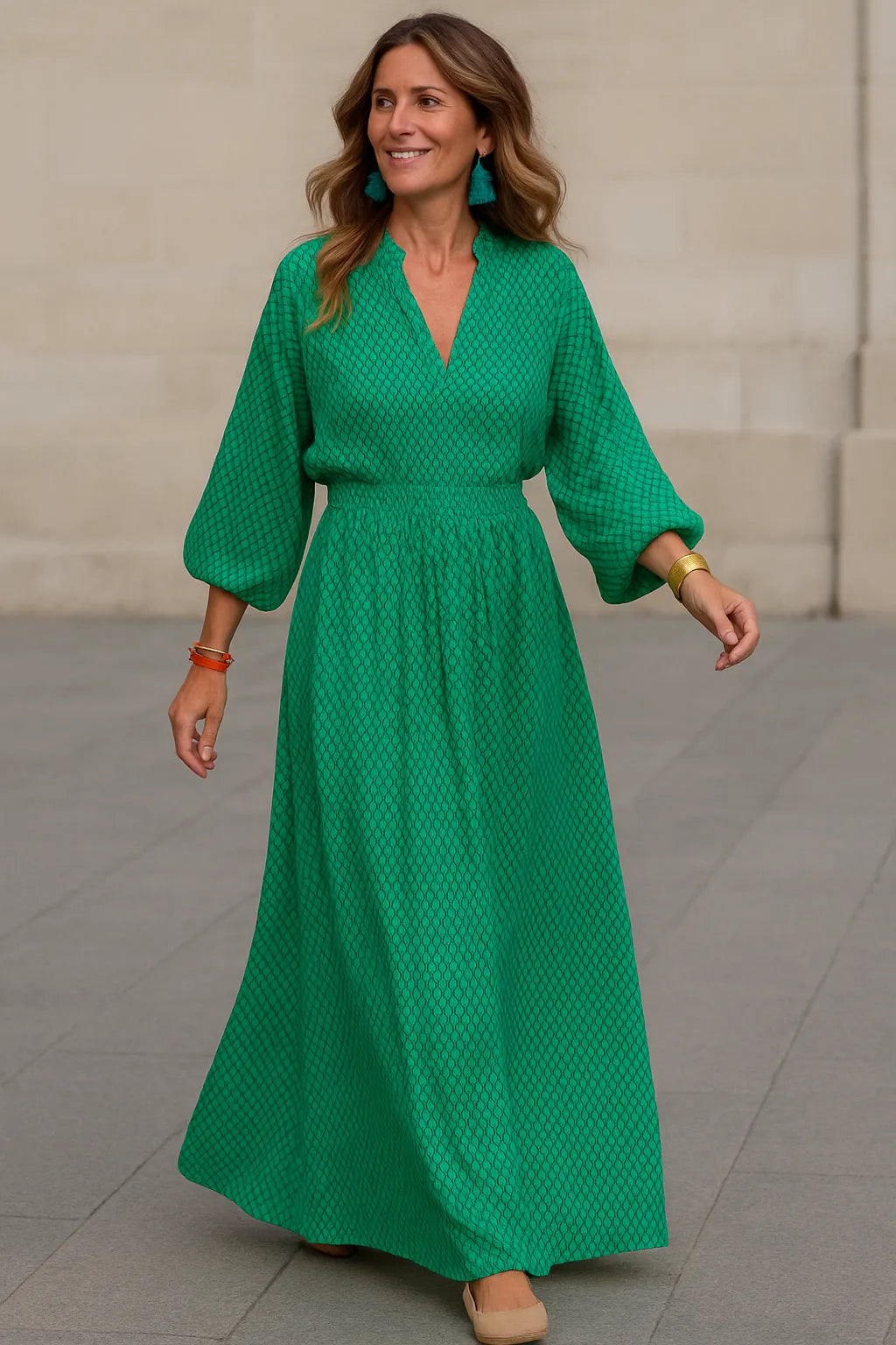 Nounara Boheme Maxi Robe d’été – Orinha