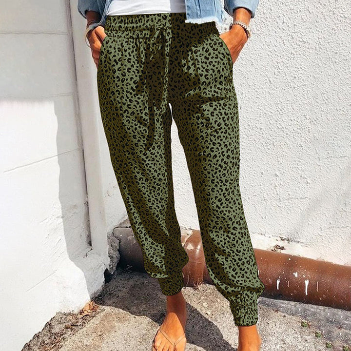 Moirana | Pantalon avec motif léopard