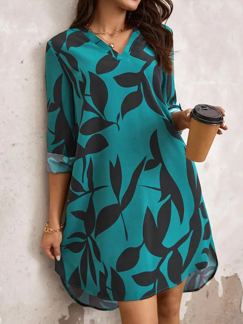 Noirasa | Élégante Robe d'Été Feuillue pour Femmes