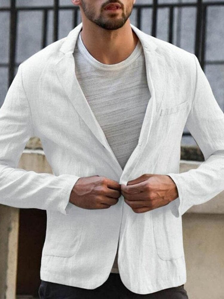 Luenal | Blazer décontracté en coton doux