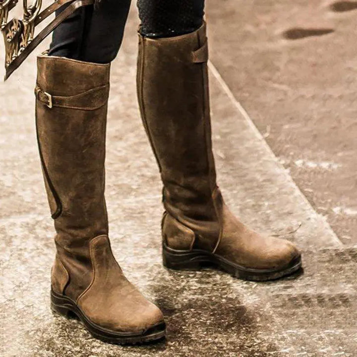 Vilinera | Bottes élégantes en cuir imperméable pour femmes