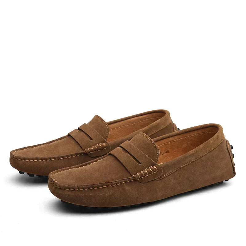 Muarram | Mocassins en daim de style italien