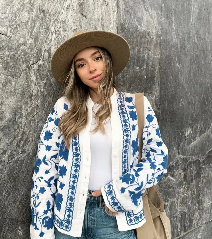 Vianama | Nouveau Manteau Cardigan Brodé pour Femmes