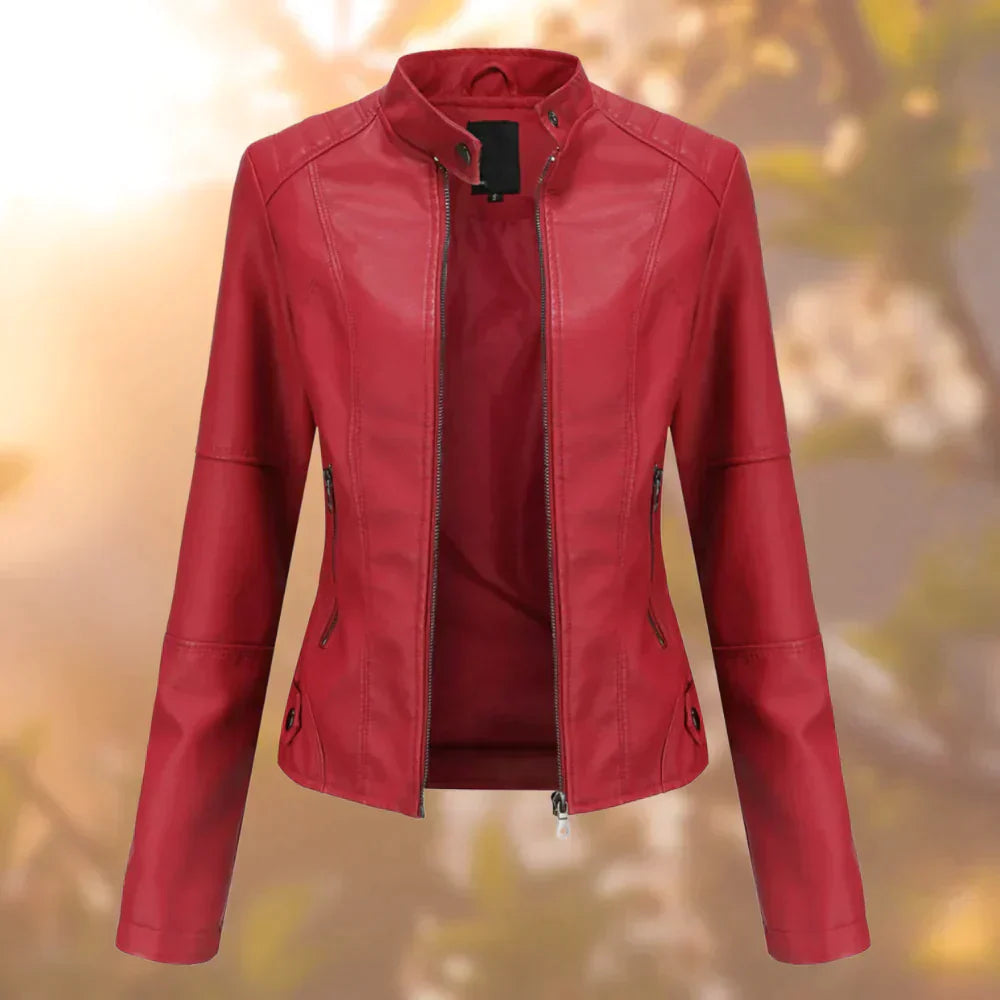 Siayne | Veste en cuir chic pour femmes