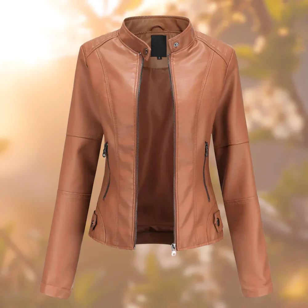 Siayne | Veste en cuir chic pour femmes