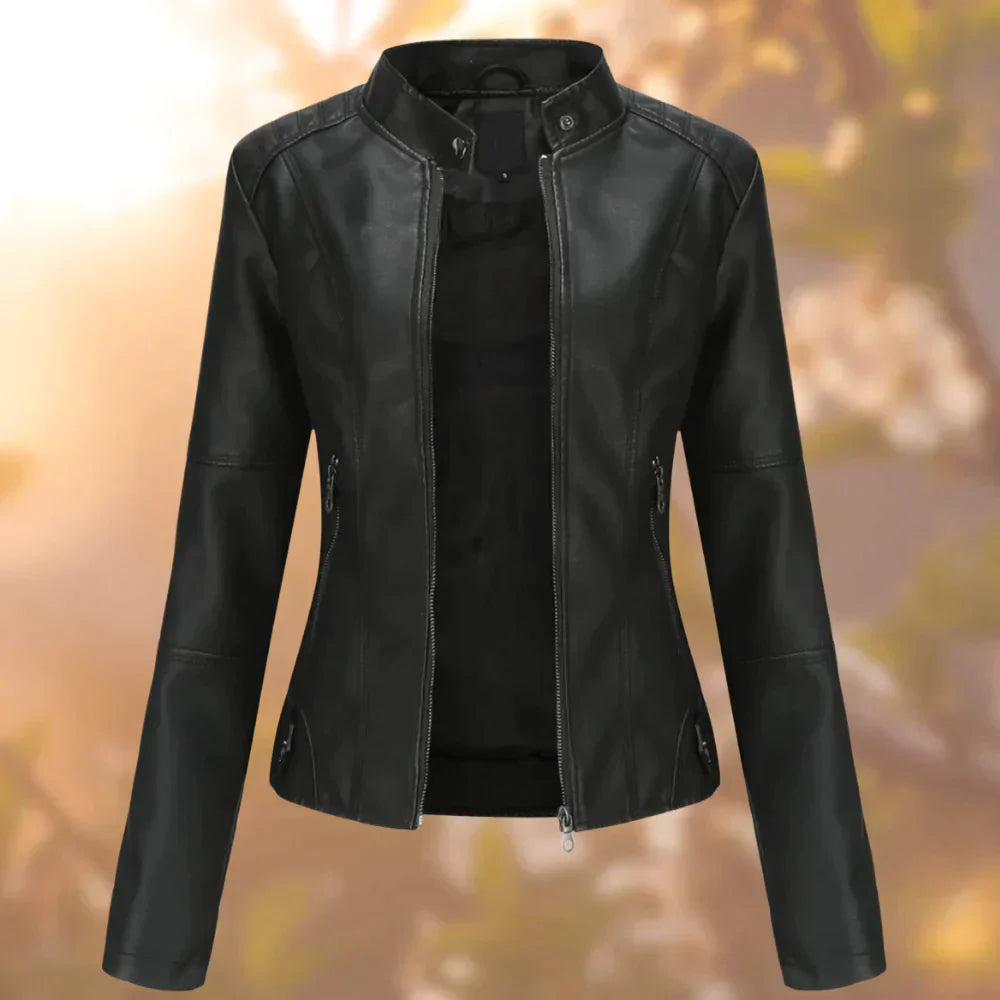 Siayne | Veste en cuir chic pour femmes