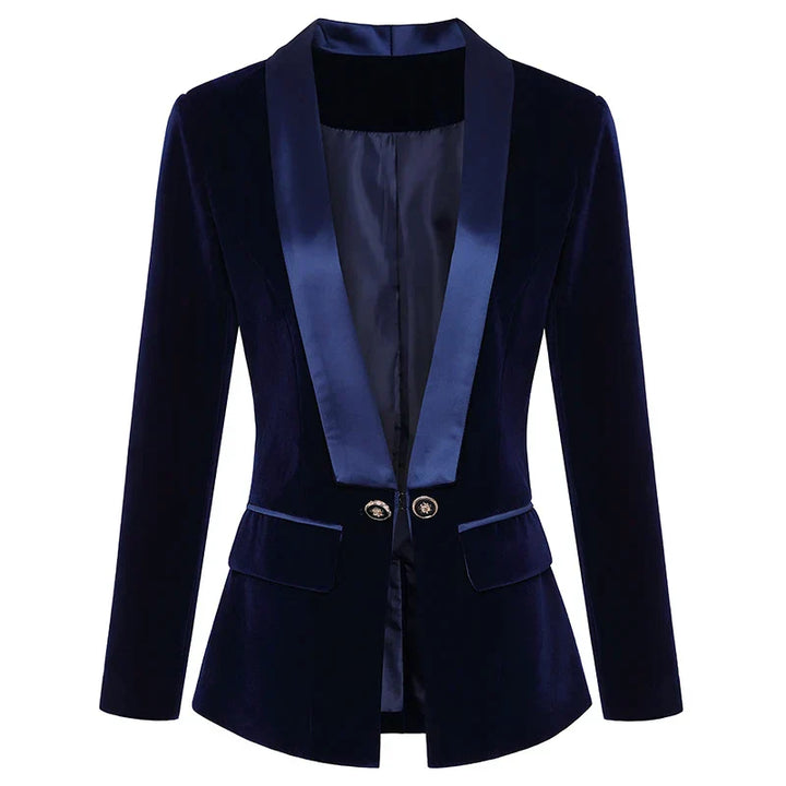Luaynexa | Blazer en velours élégant pour femmes