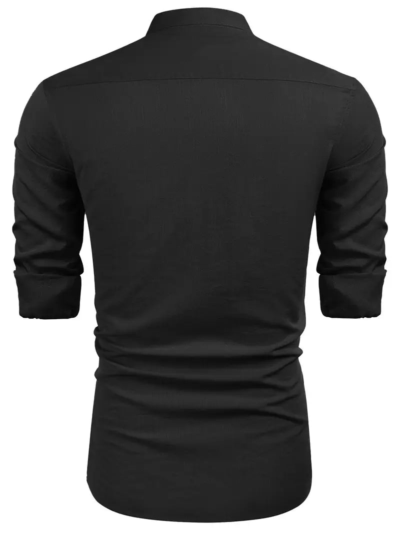 Vaettas | Élégante Chemise Cubaine Légère pour Homme