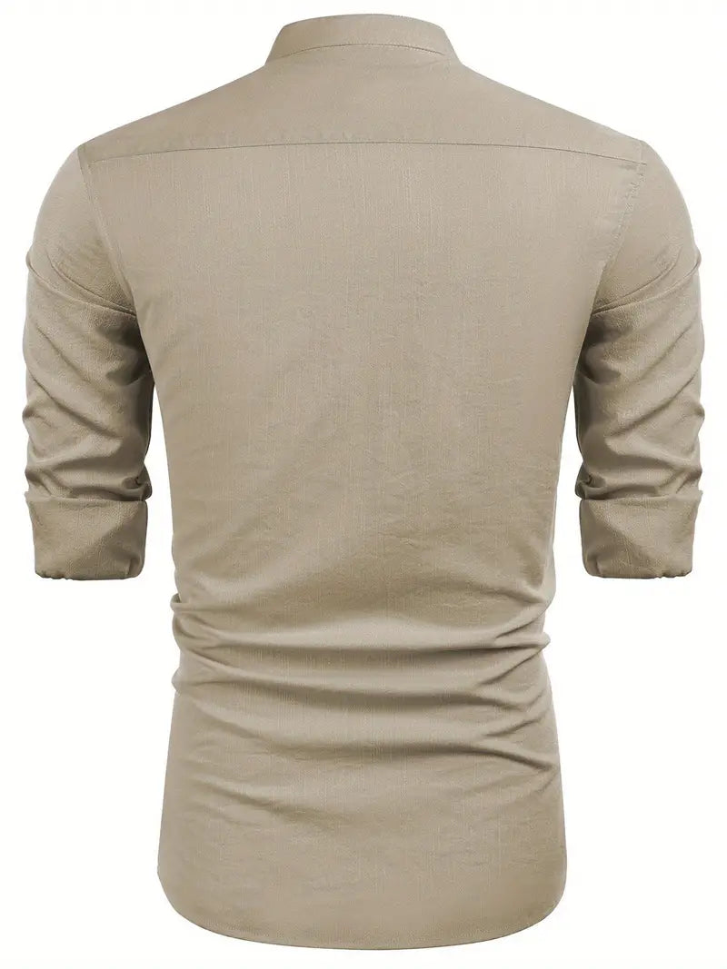 Vaettas | Élégante Chemise Cubaine Légère pour Homme