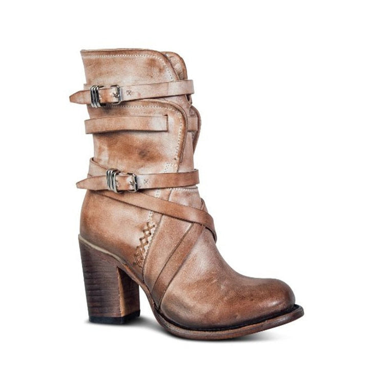 Eelleama | Bottes en cuir élégantes pour femmes