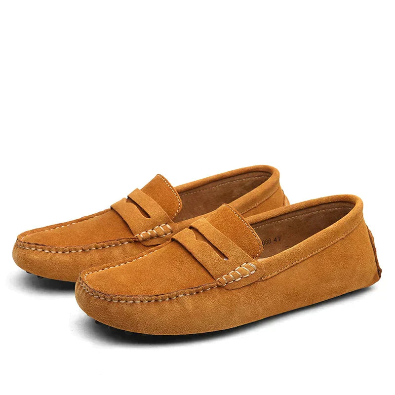 Muarram | Mocassins en daim de style italien