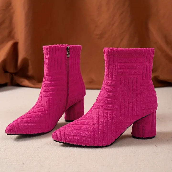 Nienana | Bottes élégantes à talon block pour femmes