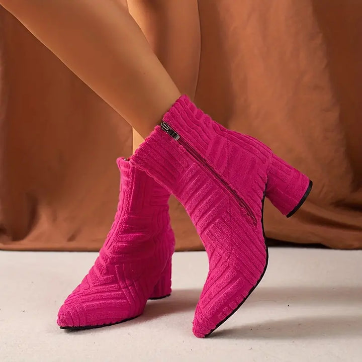 Nienana | Bottes élégantes à talon block pour femmes