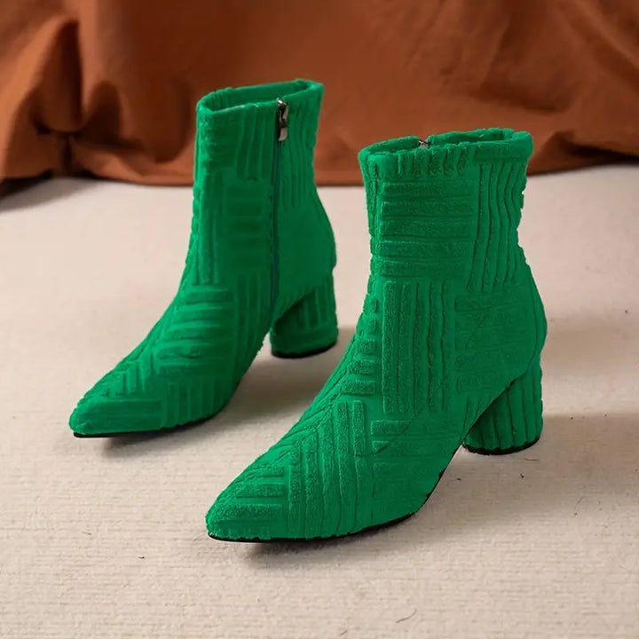 Nienana | Bottes élégantes à talon block pour femmes