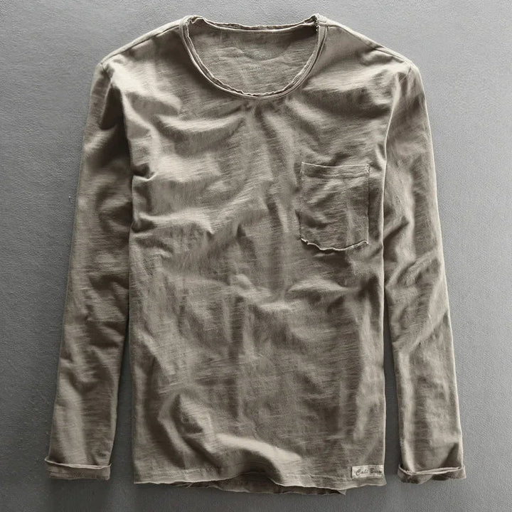Lienan | T-shirt décontracté à manches longues pour hommes
