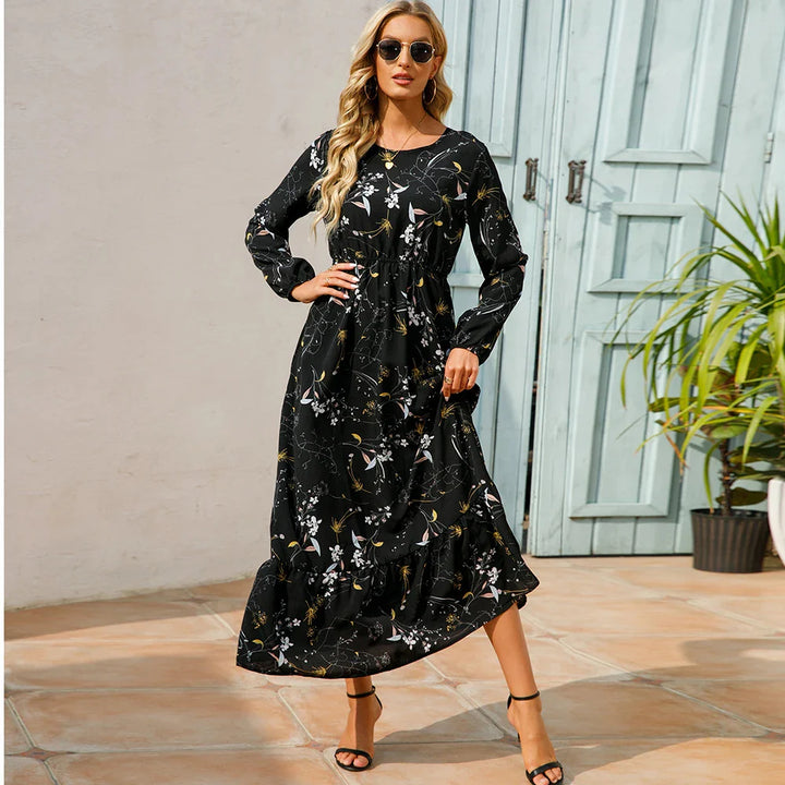 Rounara | Élégante Robe Maxi Bohème pour Femmes
