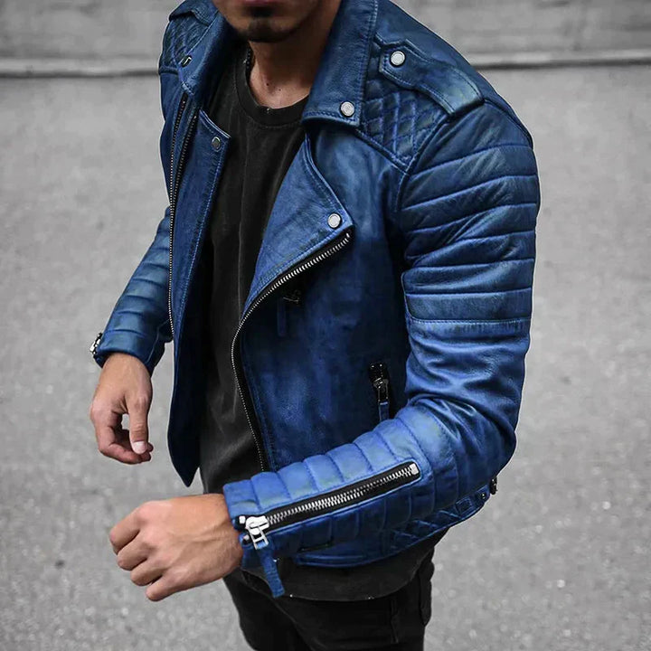Vaayas | Veste en cuir intemporelle pour hommes