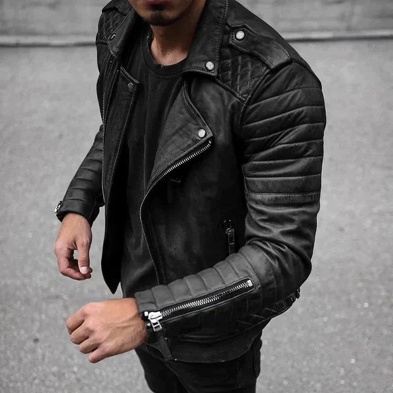 Vaayas | Veste en cuir intemporelle pour hommes