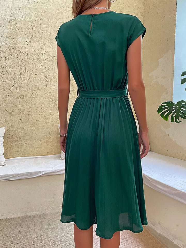 Naelleaxa | Elégante robe d'été avec ceinture et ligne A fluide