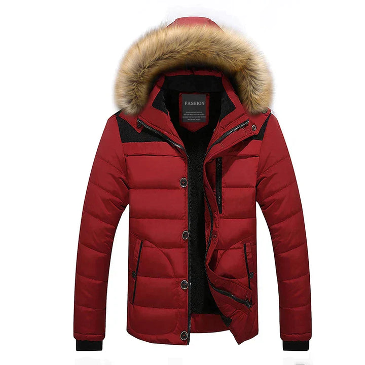 Raliax | Parka avec col en fourrure et capuche