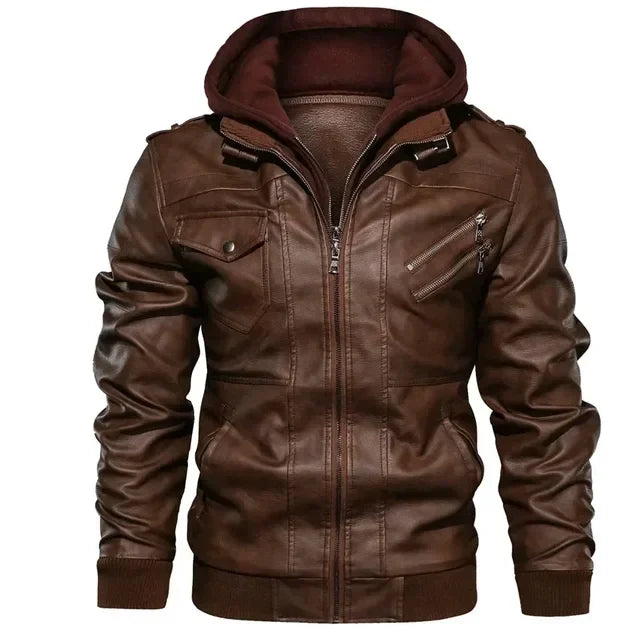 Muelleas | Élégant Blouson Motard pour Hommes