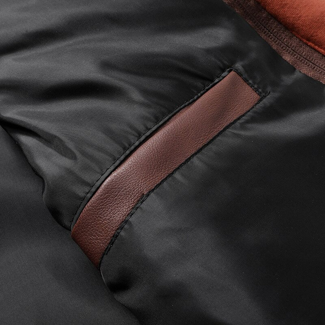 Vianal | Veste en cuir à capuche homme