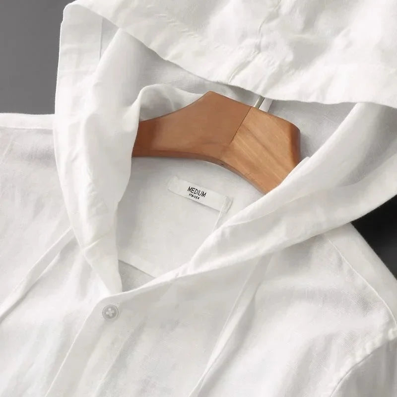 Aevar | Chemise légère estivale à capuche pour hommes
