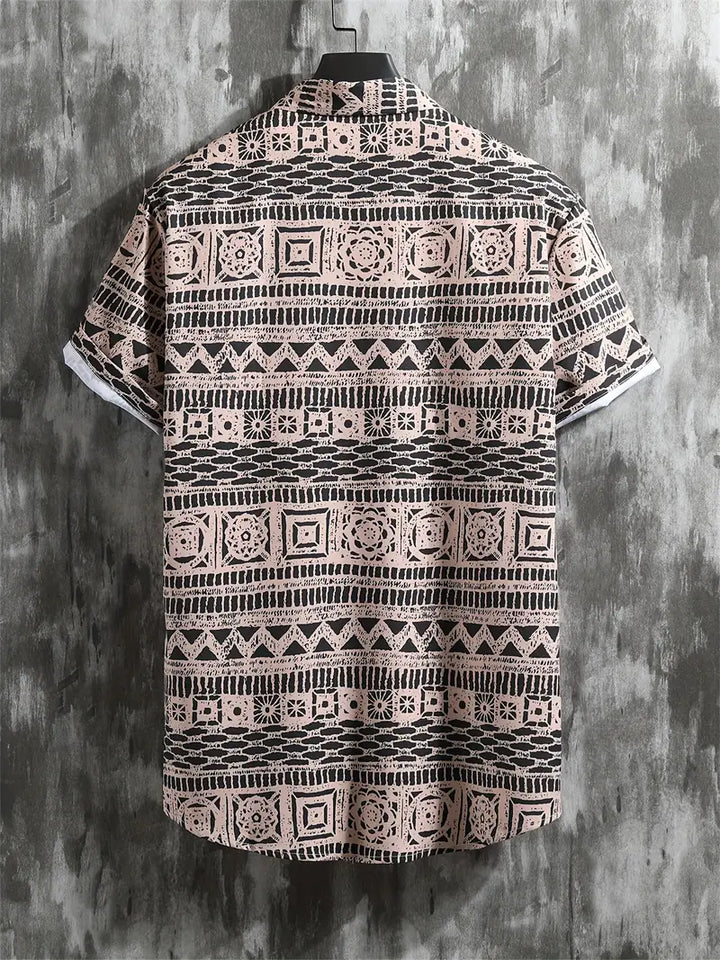 Raunan | Blouse ethnique géométrique pour hommes