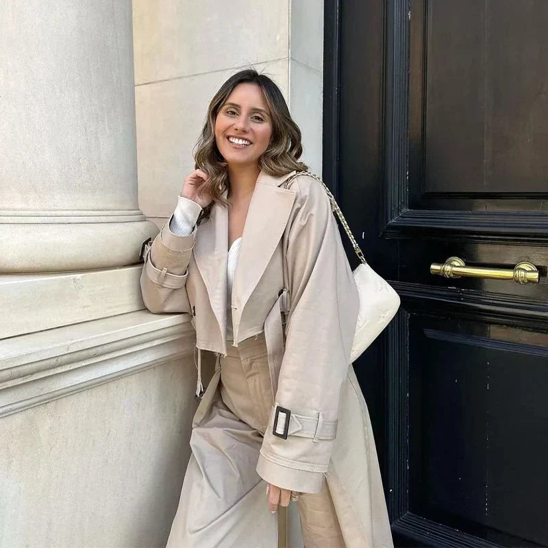 Leana | Trench-coat moderne et élégant pour femmes