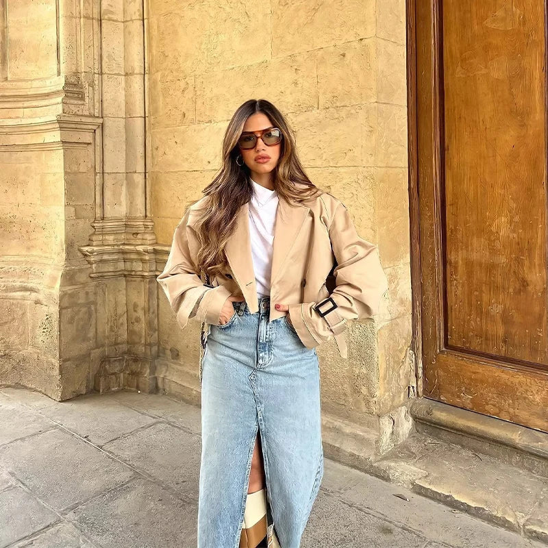 Leana | Trench-coat moderne et élégant pour femmes