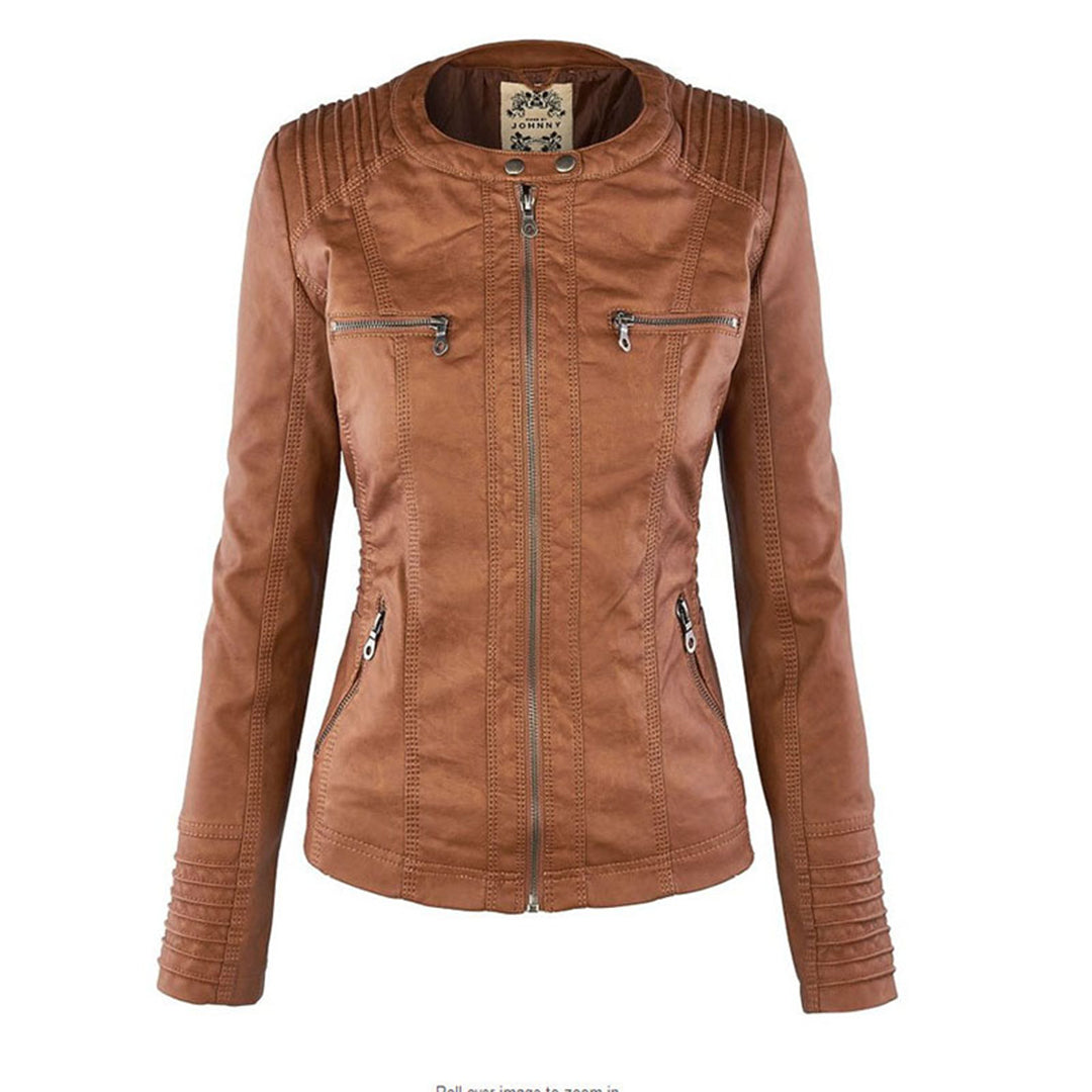 Nionna | Veste en cuir élégante pour femmes