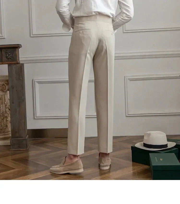 Veosias | Élégants pantalons droits de cérémonie pour hommes
