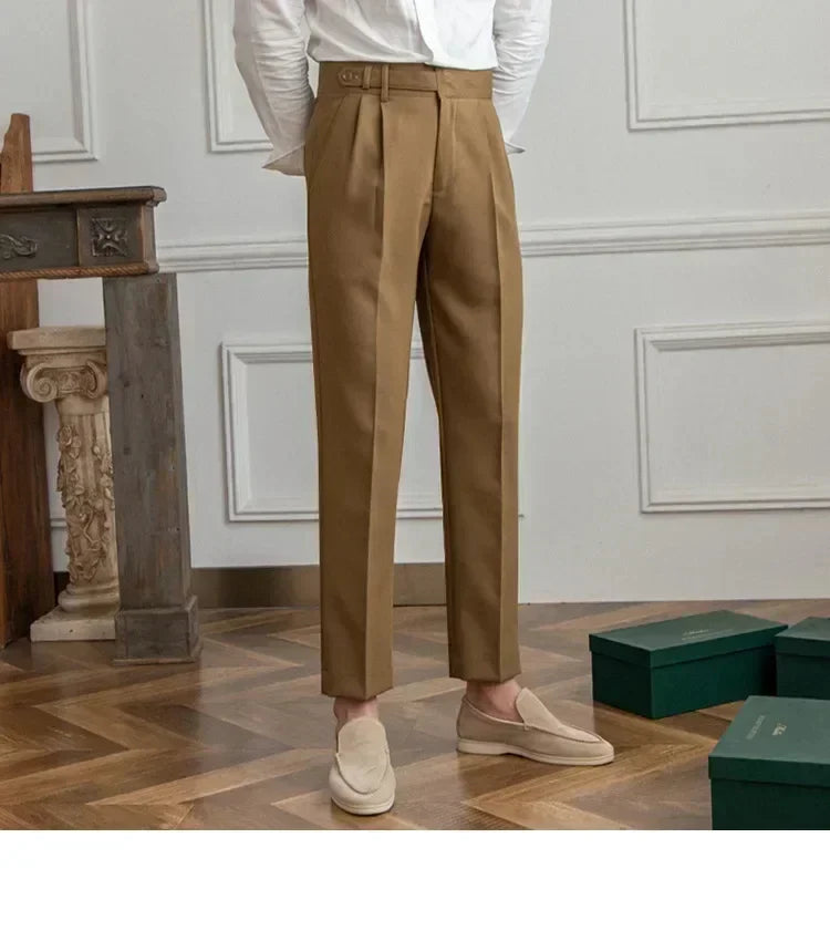 Veosias | Élégants pantalons droits de cérémonie pour hommes