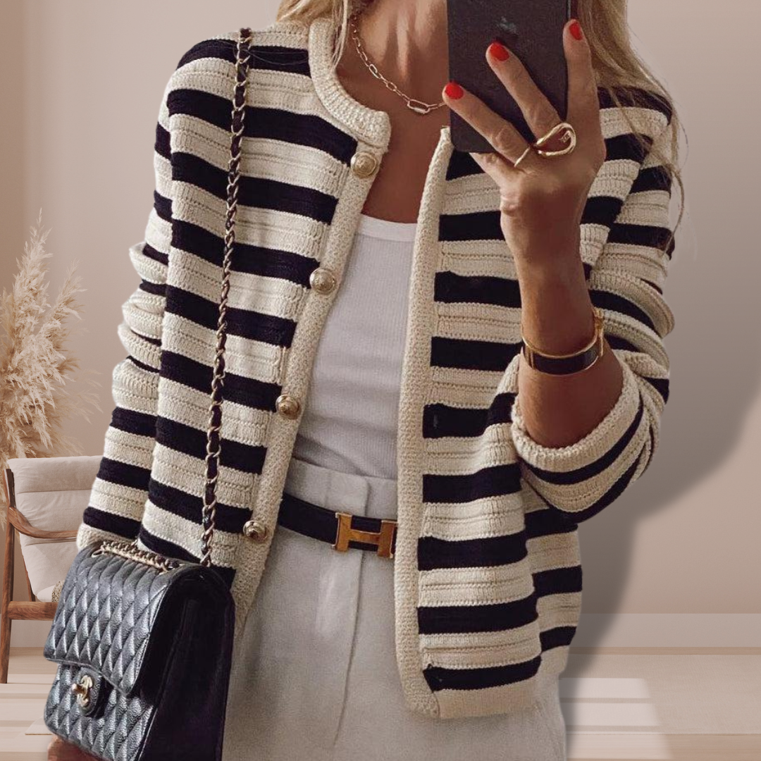 Eliana | Cardigan rayé