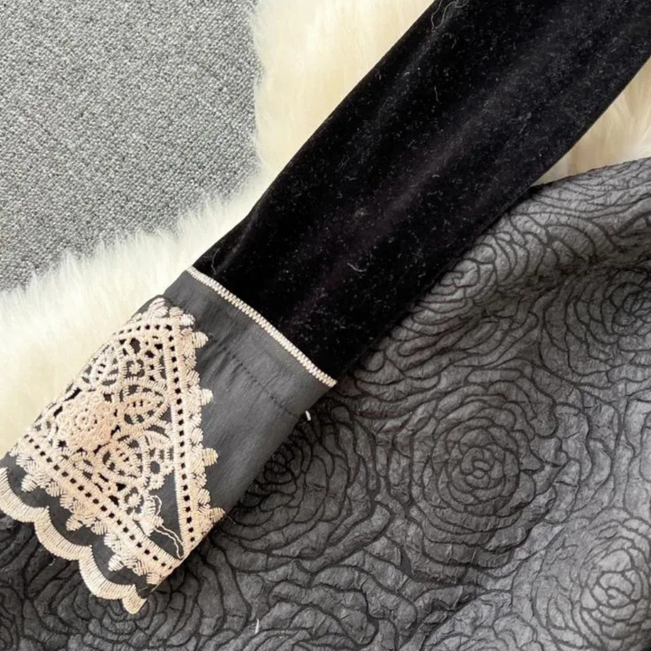 Viarraxa | Robe classique brodée pour femmes