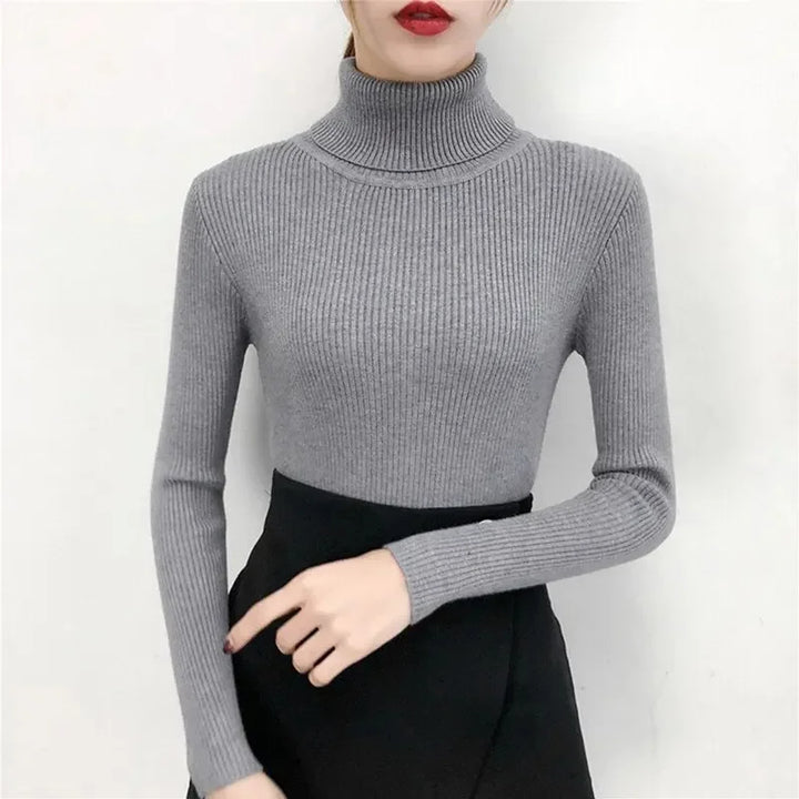 Maosiara | Élégant Pull à Col Roulé pour Femmes