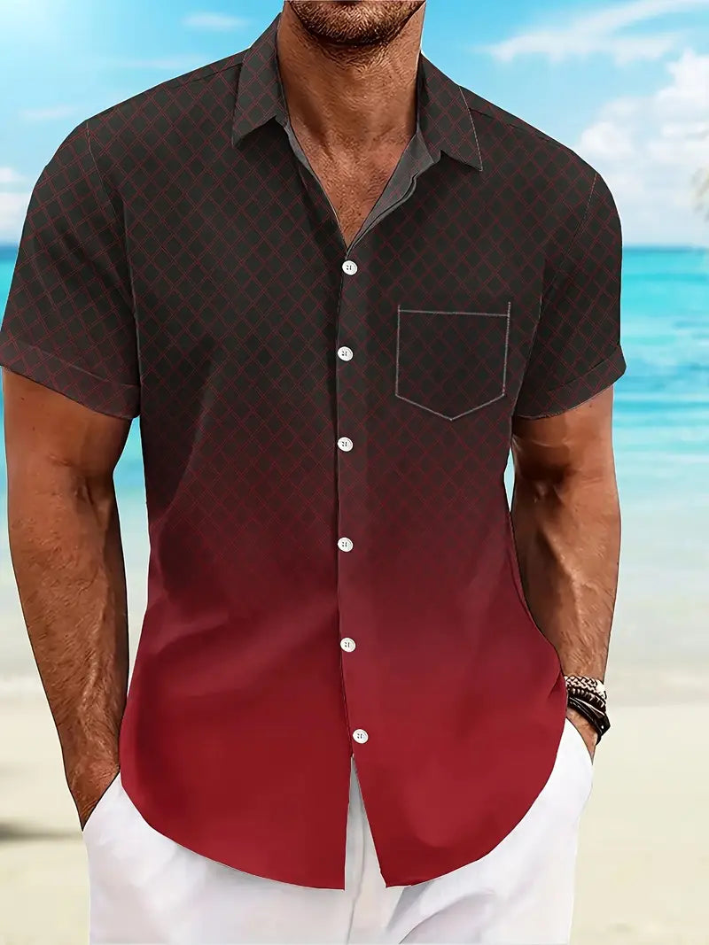 Riosias | Blouse décontractée à manches courtes pour hommes