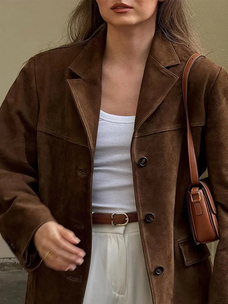 Nearara | Blazer féminin chic vintage pour femmes